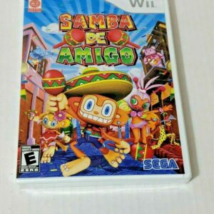 SAMBA DE AMIGO (Nintendo Wii 2008) NTSC U/C -NEW FACTORY SEALED Y-FOLD Wii U  R1
