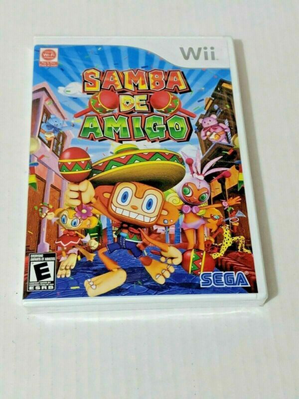 SAMBA DE AMIGO (Nintendo Wii 2008) NTSC U/C -NEW FACTORY SEALED Y-FOLD Wii U  R1