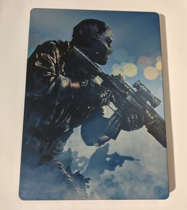 CALL OF DUTY GHOSTS STEEL CASE (NO GAME DISC INCLUDED) - XBOX 360 Loc y68
