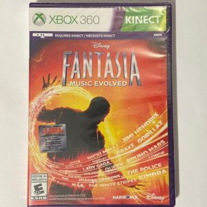 Disney FANTASIA MUSIC EVOLVED - New Yfold Factory Sealed XBOX 360 KINECT z17-7