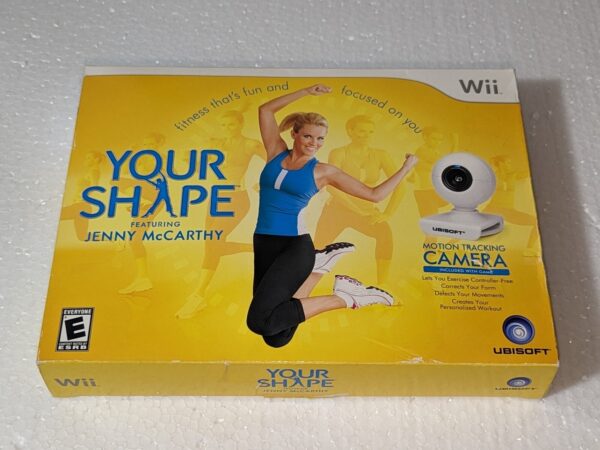 Wii YOUR SHAPE Motion Tracking Camera featuring Jenny McCartthy NEW Open box n68