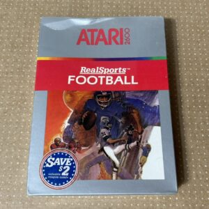 ATARI 2600 RealSports FOOTBALL - NEW - NTSC Version loc Zh0