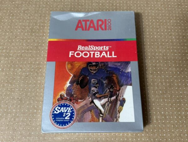 ATARI 2600 RealSports FOOTBALL - NEW - NTSC Version loc Zh0